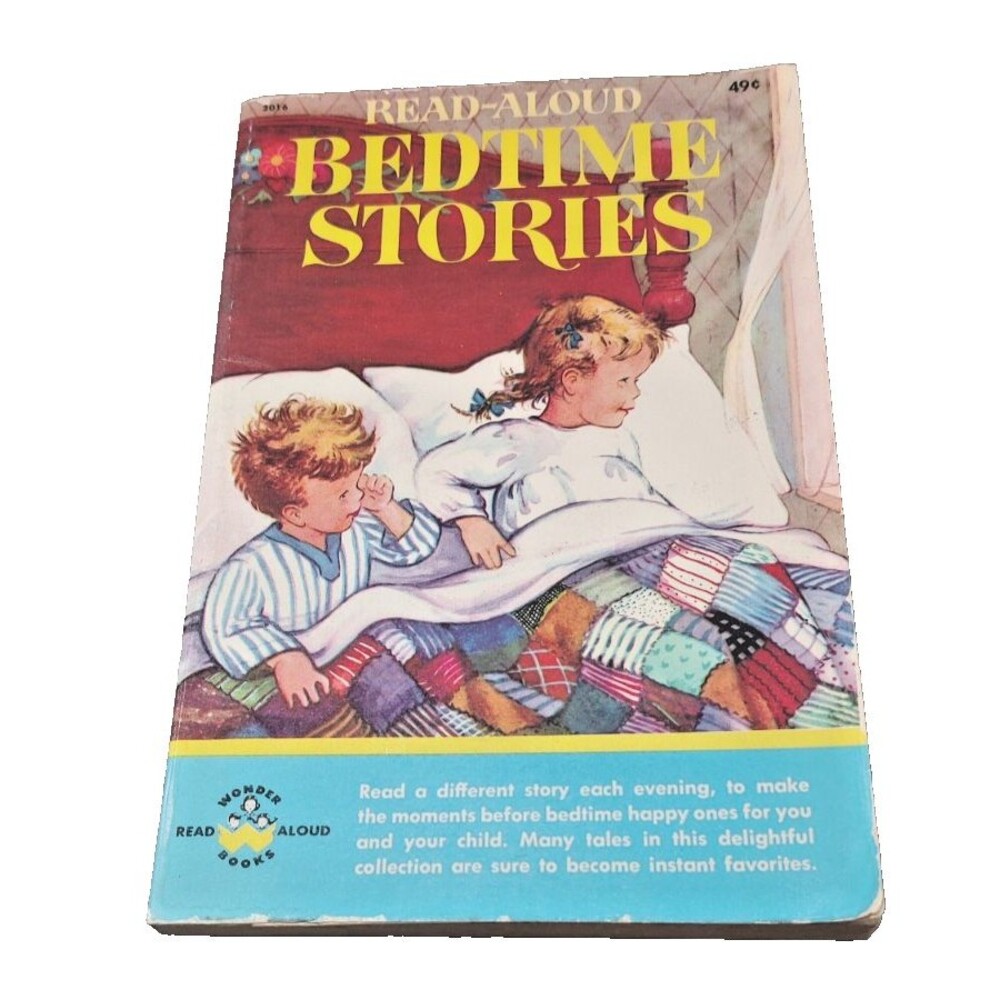 Vintage Read Aloud Bedtime Stories Wonder Book 1959 Childrens Paperback